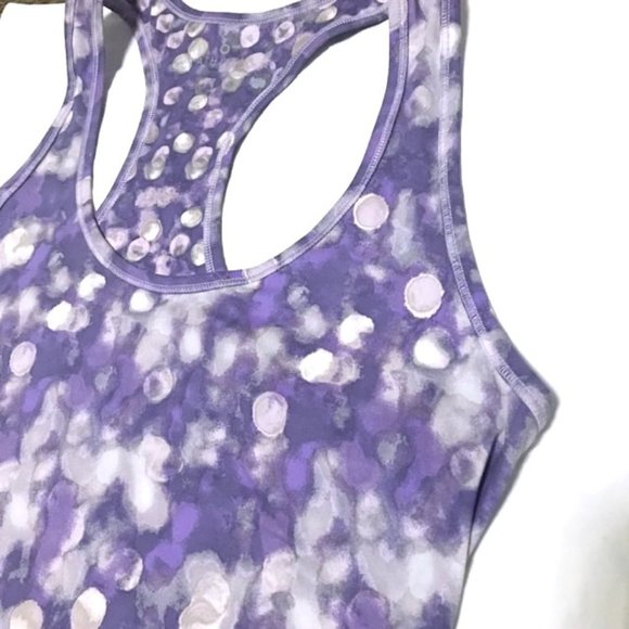 💜♡VIDEO-FREE WITH PURCHASE over $40 Pretty Purple Dot Athleta Tank - So soft!!! - Picture 9 of 11